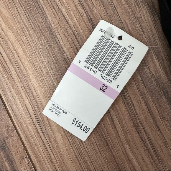 NWT 7 For All Mankind Black Boot Cut Jeans Stretchy • Size: 32x35 - Picture 11 of 12